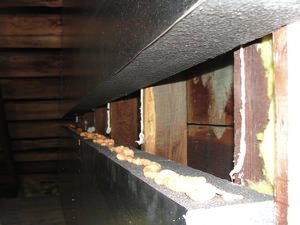 An effective attic insulation system in a  home